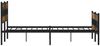 vidaXL Metallbett ohne Matratze Räuchereiche 180x200 cm 3308466 Bild 5
