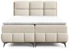 Boxspringbett Schlafzimmerbett CHARLIE 160x200cm Stoff Fibi Beige Bild 3