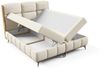 Boxspringbett Schlafzimmerbett CHARLIE 160x200cm Stoff Fibi Beige Bild 4