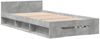 vidaXL Bettgestell mit Schublade Betongrau 90x190 cm Holzwerkstoff 3280786 Bild 3
