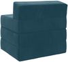 vidaXL Klappsofa Bett Blau 200 x 70 x 15 cm Samt 900006 Bild 5
