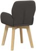 vidaXL Drehstuhl Esszimmer 6 pcs Bouclé Dunkelgrau 54 x 58 x 87 cm 3428292 Bild 5