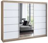 A&J MöbelLand Schwebetürenschrank VILUNO mit 4 Schubladen und Spiegel Bild 4