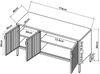 Fernsehschrank Castelli 114 x 40 x 60 cm Stahl [en. casa] Bild 5