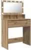vidaXL Schlafzimmer-Frisiertische Artisan-Eiche 80 x 39,6 x 135 cm 888976 Bild 2