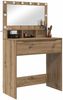 vidaXL Schlafzimmer-Frisiertische Artisan-Eiche 80 x 39,6 x 135 cm 888976 Bild 3