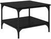vidaXL Couchtisch Schwarz Eichen-Optik 55 x 55 x 40 cm Holzwerkstoff 881901 Bild 2