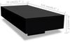 Couchtisch, Hochglanz Schwarz, 115 x 55 x 31 cm Bild 5