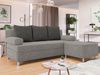 Mirjan24 'Dover' Schlafsofa, Grau, 86 x 192 x 80 cm, mit Polsterhocker Bild 2