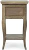 Nachttisch Domitille aus Mangoholz, Braun, 35 x 35 x 59 cm Bild 2