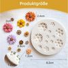 FOUORTUNATE-BEE Silikonform Gänseblümchen Silikonform für Basteln & Backen, (1-tlg), DIY Gänseblümchen Form für Kerzen, Deko & Geschenke Bild 2
