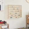 vidaXL Wanddisplay-Case mit Regal Beige 60 x 8,5 x 54 cm Sperrholz 42015626 Bild 4
