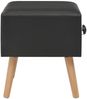 vidaXL Nachttisch Schwarz 40x35x40 Kunstleder 247537 Bild 5