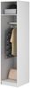 Selsey 'Frame' Kleiderschrank 1-türig mit Kleiderstange, weiß 200 x 50 x 57 cm Bild 4