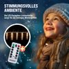 Eiszapfenlichterkette 40 Zapfen à 1 LED weiß mit Fernbedienung Bild 5