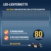 Eiszapfenlichterkette 40 Zapfen à 1 LED weiß mit Fernbedienung Bild 4