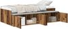vidaXL Bettrahmen mit Schubladen Altholz 90 x 200 cm Holzwerkstoff 3335195 Bild 2