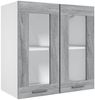 vidaXL Hängeschrank Lyon Glas Grau Sonoma 60x31x60 cm Holzwerkstoff 815121 Bild 2