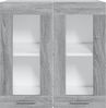 vidaXL Hängeschrank Lyon Glas Grau Sonoma 60x31x60 cm Holzwerkstoff 815121 Bild 3