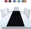 Tischläufer Tischband Tischuntersetzer 140x40 cm, schlicht und modern in vielen verschiedenen Farben erhältlich (schwarz - jet black) Bild 2