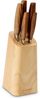 ECHTWERK Messerblock Messerblock 6 teilig Classic Edition (6tlg), 6-teiliges Küchenmesser-Set mit Holzblock, Classic-Edition Bild 1