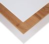 Couchtisch 90x50 cm Sofatisch Weiß Holz Eiche Tisch Beistelltisch Modern Holztisch Wohnzimmertisch Bild 5