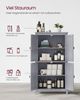 Vasagle Badezimmerschrank mit verstellbaren Ablagen, MDF, 110 x 30 x 60 cm, Taubengrau Bild 3
