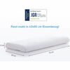 Bauchschläferkissen 40x80 HADAR Low Thermic, Flaches 6 cm Kopfkissen für Bauchschläfer, Memory-Foam gegen Nackenschmerzen, Thermoregulierender Bezug, Ergonomisches Schlaf-Kissen für 40 x 80 Bezug Bild 4