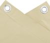 vidaXL Balkon-Sichtschutz Creme 600x120 cm PVC 4005503 Bild 4