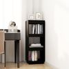 vidaXL Bücherregal/Raumteiler Schwarz 40x35x103 cm Massivholz Kiefer 810848 Bild 3