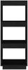 vidaXL Bücherregal/Raumteiler Schwarz 40x35x103 cm Massivholz Kiefer 810848 Bild 5