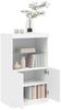 vidaXL Sideboard mit LED-Leuchten Weiß 60,5x37x100 cm 836665 Bild 5