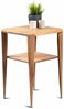 Beistelltisch >Bell 1< in Wildeiche, Massivholz - 40x60x40cm (BxHxT) Bild 4