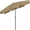 vidaXL Strandschirm Taupe 200x125 cm 314730 Bild 4