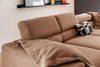 KAWOLA Sofa DELIA Ecksofa Cord rost Recamiere rechts 74 x 219 x 276 cm Bild 2