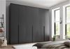 Kleiderschrank Konstanz / Kevo, Holzwerkstoff, Anthrazit, 270 x 225 x 52 cm Bild 5