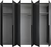 Kleiderschrank Konstanz / Kevo, Holzwerkstoff, Anthrazit, 270 x 225 x 52 cm Bild 4