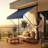 Klemmmarkise Stem 250x120x220-309 cm Dunkelblau [pro. tec] Bild 3