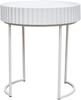 Beistelltisch Rill 46xØ40 cm Weiß [en. casa] Bild 2
