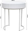 Beistelltisch Rill 46xØ40 cm Weiß [en. casa] Bild 4