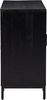 vidaXL Sideboard Schwarz 75x35x70 cm Massivholz Kiefer 349924 Bild 5