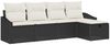vidaXL Sofa Set mit Kissen 6 pcs Poly-Rattan 3360588 Bild 2