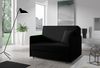 Zweiersessel ASTRA II, 2-Sitzer Schlafsofa, Jugendsofa mit Schlaffunktion, ausziehbare Couch, mit Bettkasten, inkl. Kissen, Kronos 07, 85 x 97 x 120 cm Bild 2