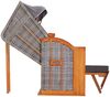 Strandkorb Hanse Ostsee Klassik XXL 2,5 Sitzer - Anthrazit Uni, 160 x 166 x 78 cm Bild 5