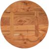 vidaXL Tischplatte Ø 40x3,8 cm Rund Massivholz Akazie 370047 Bild 5