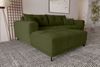 99rooms Massimo Ecksofa Cordstoff POSO Khaki mit Schlaffunktion Links Bild 2