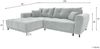 99rooms Massimo Ecksofa Cordstoff POSO Khaki mit Schlaffunktion Links Bild 3
