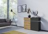 Kommode Luci Sideboard 120x40x90cm Farbe: braun 2-türig Bild 2