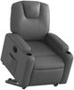 vidaXL Relaxsessel mit Aufstehhilfe Elektrisch Grau Kunstleder 3204447 Bild 3