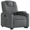 vidaXL Relaxsessel mit Aufstehhilfe Elektrisch Grau Kunstleder 3204447 Bild 4